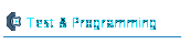 Test & Programming